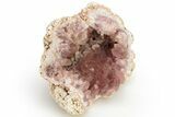 Sparkly, Pink Amethyst Geode Section - Argentina #225748-1